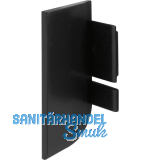 Endkappe Aktor L-Profil links, Kunststoff schwarz