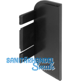 Endkappe Aktor C-Form, Kunststoff schwarz