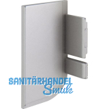 Endkappe Aktor L-Profil links, Kunststoff silberfarbig