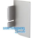 Endkappe Aktor L-Profil rechts, Kunststoff silberfarbig