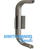 Innenecke Aktor C-Profil, Kunststoff edelstahlfarbig