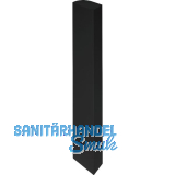 F�llprofil Aktor E-Ger�tebefestigung C-Profil vert,L 600,Alu schwarz matt elox.