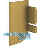 Endkappe Aktor L-Profil links, Kunststoff gold matt