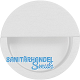 Muschelgriff Dotos � 50 mm, Einlass � 46 mm, Zinkdruckguss wei� matt