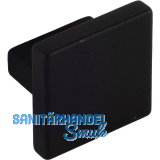 Knopf Dulis 35 x 35 mm, Tiefe 23 mm, Zinkdruckguss schwarz matt
