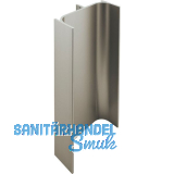 Griffmulde Aktor C-Profil vertikal, L�nge 5000 mm, Aluminium Edelstahl Effekt