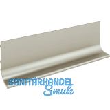 Griffmulde Aktor L-Profil horizontal, L�nge 2500 mm, Aluminium Edelstahl Effekt