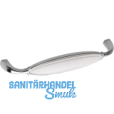 Griff Anaheim LA 128 mm, ZN/Kunststoff verchromt poliert/wei�