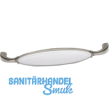 Griff Anaheim LA 128 mm, ZN/Kunststoff altsilber/wei�