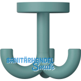 Dreifach-Drehhaken HEWI 477.90B050 H�he 70 mm,Polyamid aquablau matt