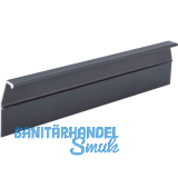 Griffleiste Alhena L�nge 2500 mm, fix, Aluminium schwarz matt eloxiert