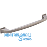 Griff Mansel LA 160 mm, Breite 192 mm, Aluminium Edelstahl Effekt dunkel