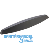 Muschelgriff Byam LA 160 mm, Breite 198 mm, Zinkdruckguss schwarz matt lackiert