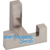 Mantelhaken Coats Breite 52 mm, H�he 40 mm, Zinkdruckguss Edelstahl Effekt