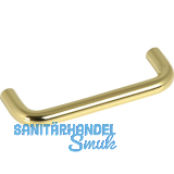 Griff Sulis � 10 mm, LA 96mm, Breite 106 mm, Stahl vermessingt