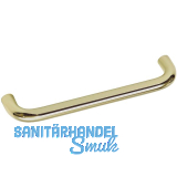 Griff Sulis � 10 mm, LA 192 mm, Breite 202 mm, Stahl vermessingt