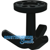 Dreifach-Drehhaken HEWI 477.94B030 elastisch, Kunstoff TPU tiefschwarz matt