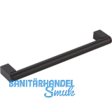 Griff Arges � 14 mm, LA 128 mm, Breite 143 mm, Stahl/ZN schwarz matt