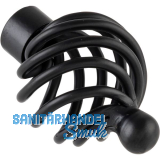 Knopf Cage � 34 mm, Tiefe 50 mm, Stahl schwarz matt