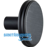 Knopf Isis � 35 mm, Tiefe 24 mm, Zinkdruckguss eisenf�rbig geb�rstet matt