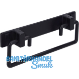 H�ngegriff Heka LA 96, Breite 146 mm, Zinkdruckguss schwarz matt