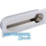 Muschelgriff Azan Breite 125 mm, Einlassma� 121 x 39 mm, ZN verchromt poliert