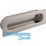 Muschelgriff Azan Breite 125 mm, Einlassma� 121 x 39 mm, ZN Edelstahl Effekt