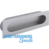 Muschelgriff Azan Breite 125 mm, Einlassma� 121 x 39 mm, ZN alufarbig