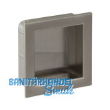 Muschelgriff Ladra Breite 56 mm, Einlassma� 50 x 50 mm, ZN Edelstahl Effekt