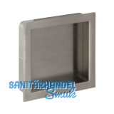 Muschelgriff Ladra Breite 76 mm, Einlassma� 70 x 70 mm, ZN Edelstahl Effekt