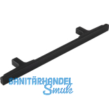 Griff Francis LA 128, Breite 210 mm, Aluminium/Zinkdruckguss schwarz matt
