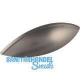 Muschelgriff Moss zum Aufschrauben, Breite 126 mm, Zinkdruckguss grau