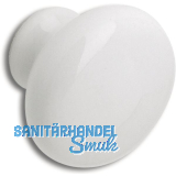 Knopf Pandora � 32 mm, Tiefe 26 mm, Porzellan wei�