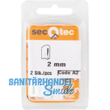 SECOTEC Vitragenhaken selbstklebend wei� SB-2