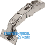 BLUM CLIP top Weitwinkel Scharnier 155�, 9,5 mm gekr�pft mit Feder, Schrauben