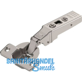 BLUM CLIP top Winkelscharnier 15� III, max. aufschlagend ohne Feder, Schrauben