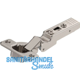 BLUM CLIP top Winkelscharnier -30� III, max. aufschlagend ohne Feder, Schrauben