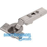 BLUM CLIP top M�bel Scharnier 110�, gerade mit Feder, Einpressen