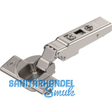 BLUM CLIP top Spezial Scharnier 110�, gerade ohne Feder, Einpressen