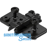 BLUM CLIP ONYX Exzenter Kreuzmontageplatte, Stahl, EXPANDO, Distanz 3 mm