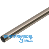 Relingrohr � 16 mm, L�nge 1500 mm, Stahl Edelstahl Effekt