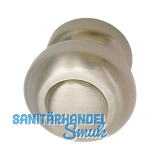 Endkappe Stil mit Gewindestift und KSmuffe, Zamak Edelstahl Effekt