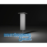 Barkonsole Capri 50 x 50 x 230 mm gerade Aluminium natur eloxiert