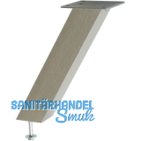 Barkonsole Capri 50 x 50 x 170 mm schr�g Aluminium Edelstahl Effekt