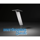 Barkonsole Korfu H�he 60 x 10 x 170 mm schr�g Edelstahl geb�rstet