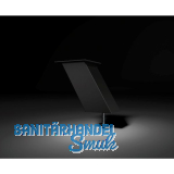 Barkonsole Jumbo 80 x 80 x 170 mm schräg Aluminium schwarz Barkonsole Jumbo 80 x 80 x 170 mm schräg Aluminium schwarz