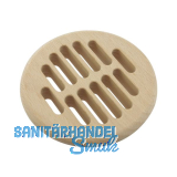 L�ftungsrosette rund 83 mm Buche roh