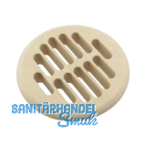 L�ftungsrosette rund 83 mm Europ�isches Ahorn roh
