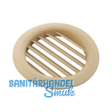 L�ftungsrosette rund 112 mm Buche ged�mpft roh