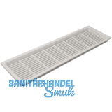 L�ftungsgitter 308 x 78 mm Kunststoff Wei�